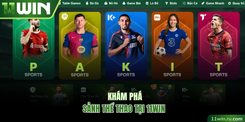 Các chuyên mục hot nhất tại sân chơi giải trí 11WIN